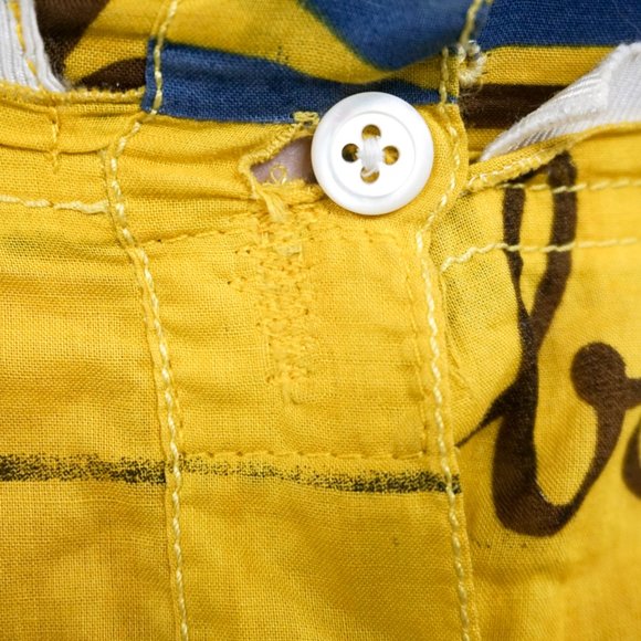 PRADA Yellow Barca Sailboat Button Front Dress - Picture 8 of 8